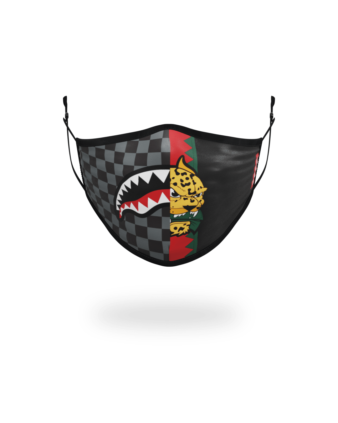ADULT SPUCCI SPLIT FORM-FITTING FACE MASK