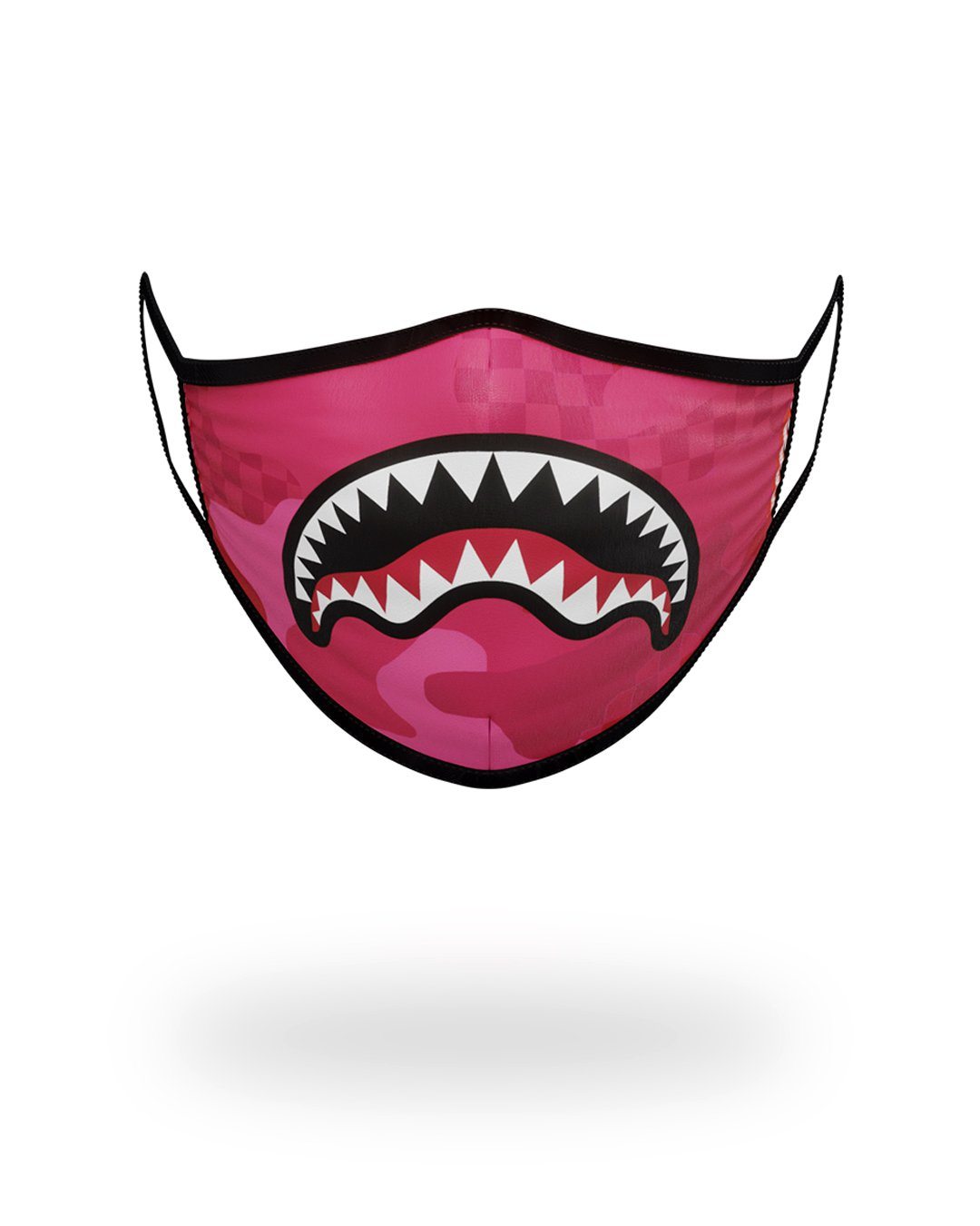 PINK ANIME SHARK FORM-FITTING MASK